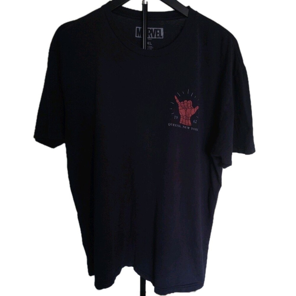 Marvel Spider-Man 1962 Graphic T-Shirt Men Size XL Queens, New York Let's Hang